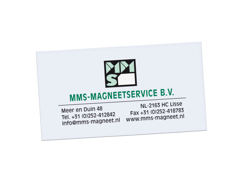 magnetische  visitekaartjes