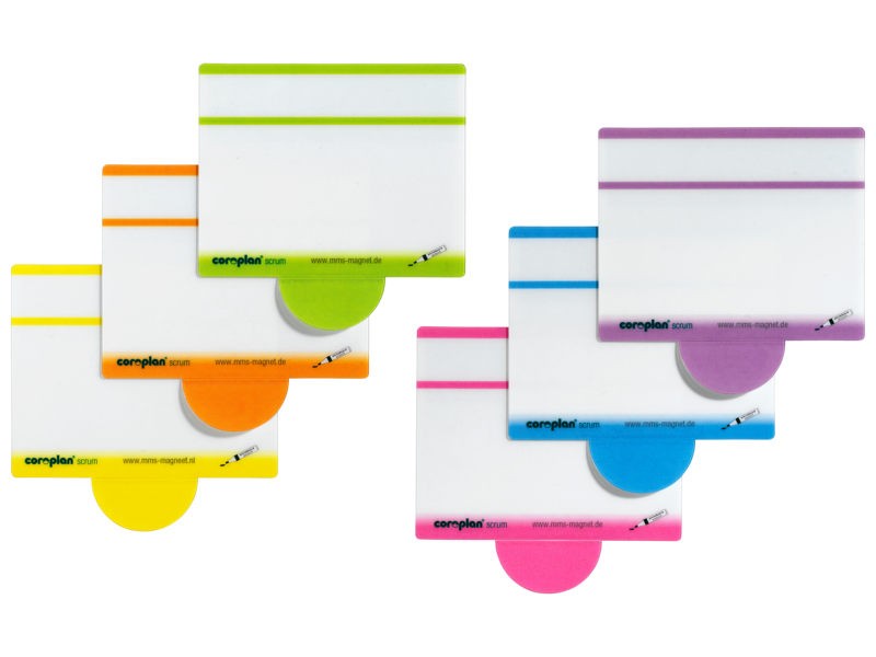 magnetische Kanban kaarten