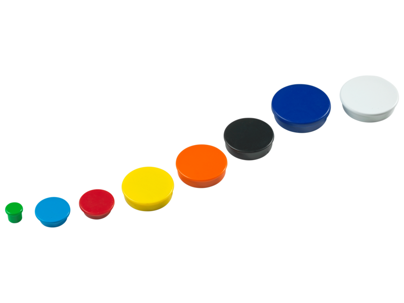 magneetknoppen in verschillende kleuren